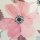 Canvas Wilma, Blumen altrosa/beige/petrol, 156010, 200g/m²