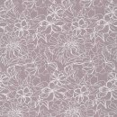 Halbleinen mit Blumenmuster, mauve, Westfalenstoffe,...