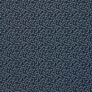 BW-Webware Floral Romance, kleine Blüten dklblau, 597597, 130g/m²
