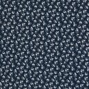 BW-Webware Floral Romance, kleine Blumen dklblau, 596597,...