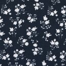 BW-Webware Floral Romance, kleine Blumen dklblau, 596597, 130g/m²