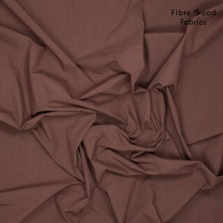Fibre Mood, Webware Baumwolle Poplin stone washed, braun, FM791024 359, 145g/m²