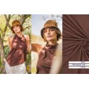 Fibre Mood, Webware Baumwolle Poplin stone washed, braun, FM791024 359, 145g/m²
