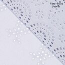 Fibre Mood, Woven Co Embroidery border, hellblau, FM310394 50, Rest 70cm