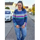 Simply Stripes by Lillesol und Pelle, blau, Panel, Sweat ungerauht, 819598, 295g/m2