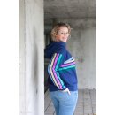 Simply Stripes by Lillesol und Pelle, blau, Panel, Sweat ungerauht, 819598, 295g/m2