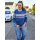 Simply Stripes by Lillesol und Pelle, blau, Panel, Sweat ungerauht, 819598, 295g/m2