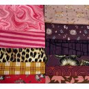 grosses Stoffreste Paket, Sweat gemustert, Panel, Hilco,...