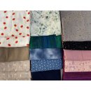 Stoffreste Paket, Musslin, viel Swafing, über 9m PM9