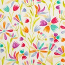 Flowerpop by Hip Som Hap, Jersey, Blumen weiß, 807011, 210g/m²