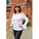 Flowerpop by Hip Som Hap, Jersey, Tupfen weiß, 778011, 210g/m²