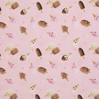 Too Cute to melt by Mrs Mint Design, rosa, Jersey, 196434, 210g/m²