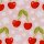Früchte by JaTiJu, Baumwolljersey, Kirschen, rosa/rot, 765432, 210g/m²