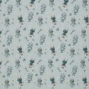 Hello Robot! by Mrs Mint Design, grau, Jersey, 818183,...