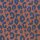 Brush & Wild by Cherry Picking, Kunstleder Leo, terracotta/blau, 670315, 500g/m²