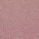 BW-Webware mit kleinen Tupfen, weiß/altrosa, Dotty,...