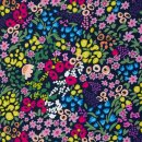 Malibou, Blumenmuster, Sweat ungerauht (French Terry),...
