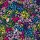 Malibou, Blumenmuster, Sweat ungerauht (French Terry), 720597, 245g/m²