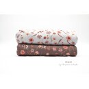 Rippjersey Frieda by Christiane Zieklinski, Blumen natur, 887010, 230g/m²