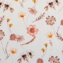 Rippjersey Frieda by Christiane Zieklinski, Blumen natur, 887010, 230g/m²