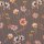 Rippjersey Frieda by Christiane Zieklinski, Blumen braun, 887676, 230g/m²