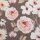 Waffeljersey Winterflowers by Christiane Zieklinski, Blumen braun, 861676, 280g/m²