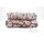 Waffeljersey Winterflowers by Christiane Zieklinski, Blumen braun, 861676, 280g/m²