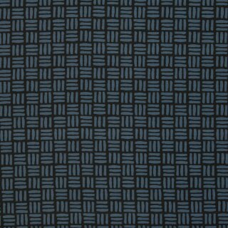 Modalsweat Wabi Grid by Bienvenido Colorido,blau/petrol, 785790, 260g/m²
