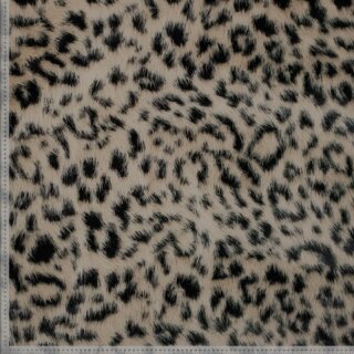 Knit Pl Fur Animal, beige/schwarz, 416126, 600g/m²