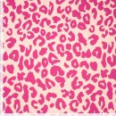 Heavy Sweat mit Leo-Print, Organic Cotton, natur/pink,...