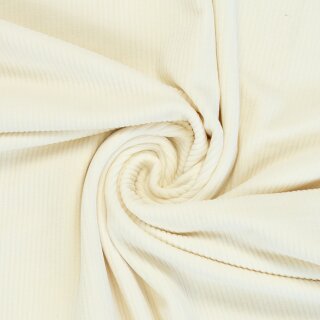 Juna HW 26/27, Nicki/Cord - Jersey, off white, 009, 320g/m²
