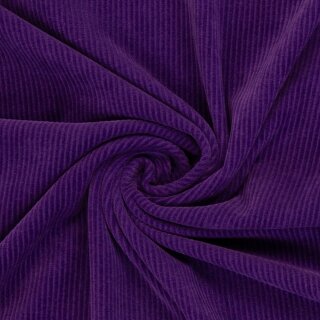 Juna HW 26/27, Nicki/Cord - Jersey, petunia, 647, 320g/m²