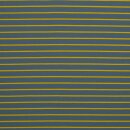 Baumwolljersey mit Streifen, Isa HW26/27, blau/gelb,...