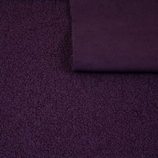 Fleece Teddy, lila/aubergine, Toptex, 4703-05, 780g/lfm