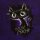 Cheeky Animals by Thorsten Berger, Panel, Katze lila, Sweat ungerauht, 964647,  250g/m2