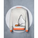 Cheeky Animals by Thorsten Berger, Sprenkel naturweiß, Kombi, Sweat ungerauht, 967010, 250g/m²