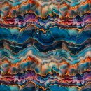 Flowing Bloom by Sarah Marian, Liquid jeansblau/bunt,...