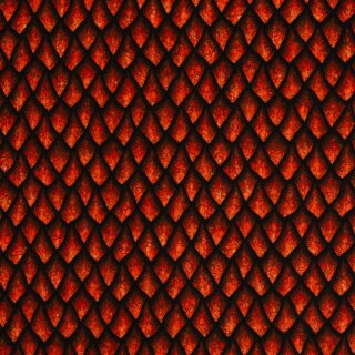 Davos, gerauhter Sweat, Drachenschuppen orangerot, 947425, 260g/m²