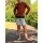 Davos, gerauhter Sweat, Drachenschuppen orangerot, 947425, 260g/m²