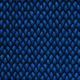 Davos, gerauhter Sweat, Drachenschuppen blau, 947255, 260g/m²
