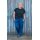 Davos, gerauhter Sweat, Drachenschuppen blau, 947255, 260g/m²