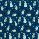 Winterwonderland by Sabine Marschall, Schnemann, blau,...