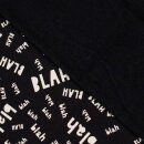 gerauhter Sweat "Blah blah" schwarz, 450073,...