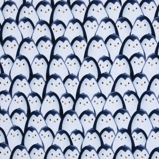 On the Rocks by Thorsten Berger, Pinguine Allover, Sweat gerauht, 598011, ca. 295g/m²