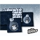 On the Rocks by Thorsten Berger, Pinguine Allover, Sweat gerauht, 598011, ca. 295g/m²