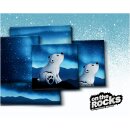On the Rocks by Thorsten Berger, Panel Eisbär, Sweat gerauht, 601596, ca. 295g/m²