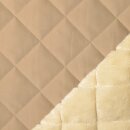 Wasserabweisender Stepper mit Teddyfell, beige,...