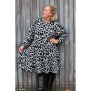 Emily, Jacquard-Jersey, Leo, schwarz/weiß, 200299,...