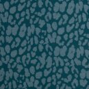 Emily, Jacquard-Jersey, Leo, petrol, 200750, 220g/m²