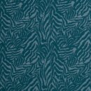 Emily, Jacquard-Jersey, Tiger  petrol, 300750, 220g/m²